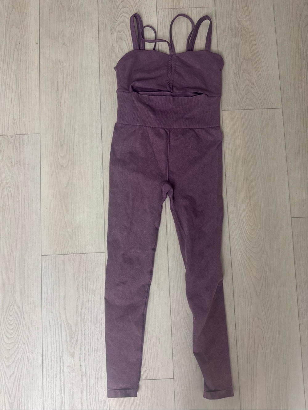 Women's Workout Onesie with cut-out